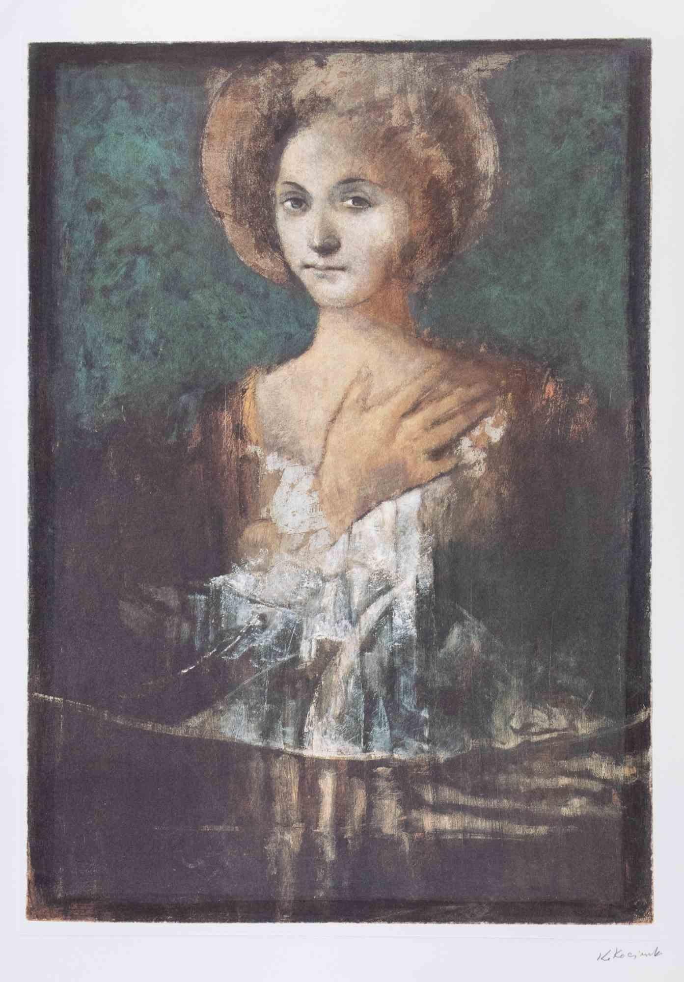 Lithograph on paper realized by Alessandro Kokocinski.

Hand signed in pencil.

Excellent condition.