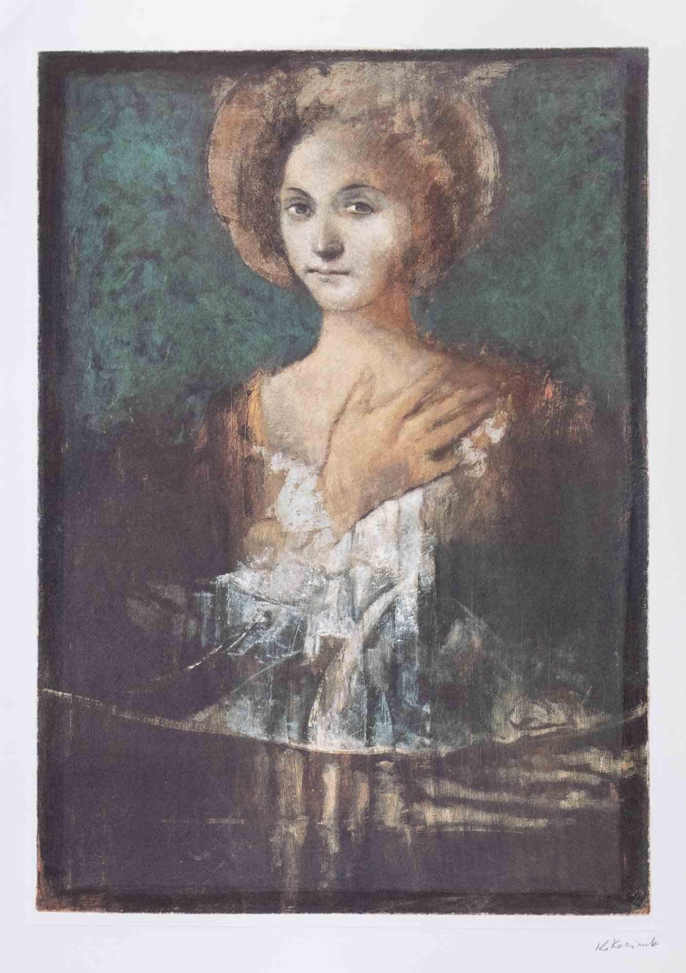 Lithograph on paper realized by Alessandro Kokocinski.

Hand signed in pencil.

Excellent condition.