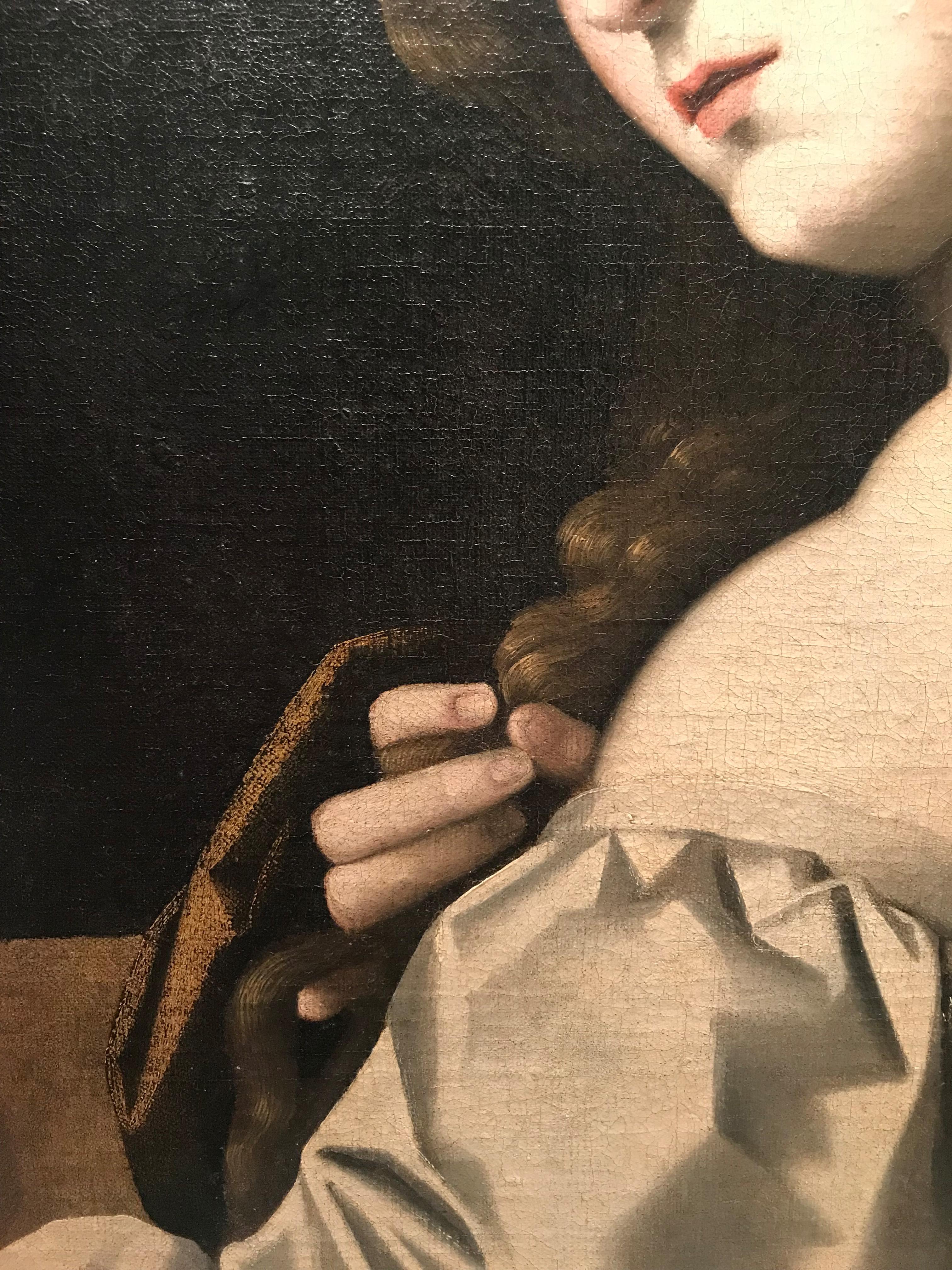 Il Padovanino del XVII secolo Maria Maddalena o Giovane Donna Olio su tela in vendita 6