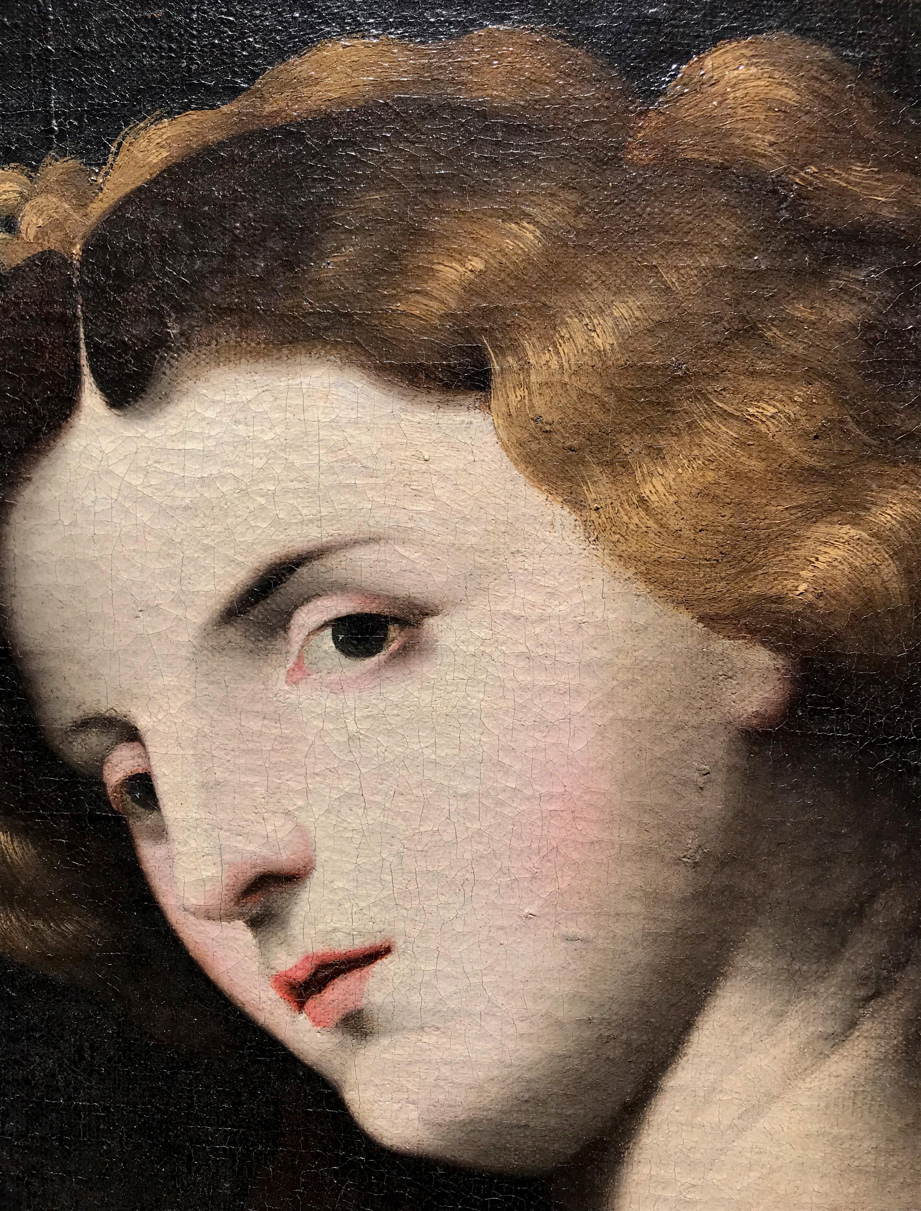 Il Padovanino del XVII secolo Maria Maddalena o Giovane Donna Olio su tela - Painting Antichi maestri di Alessandro Leone Varotari, known as Il Padovanino