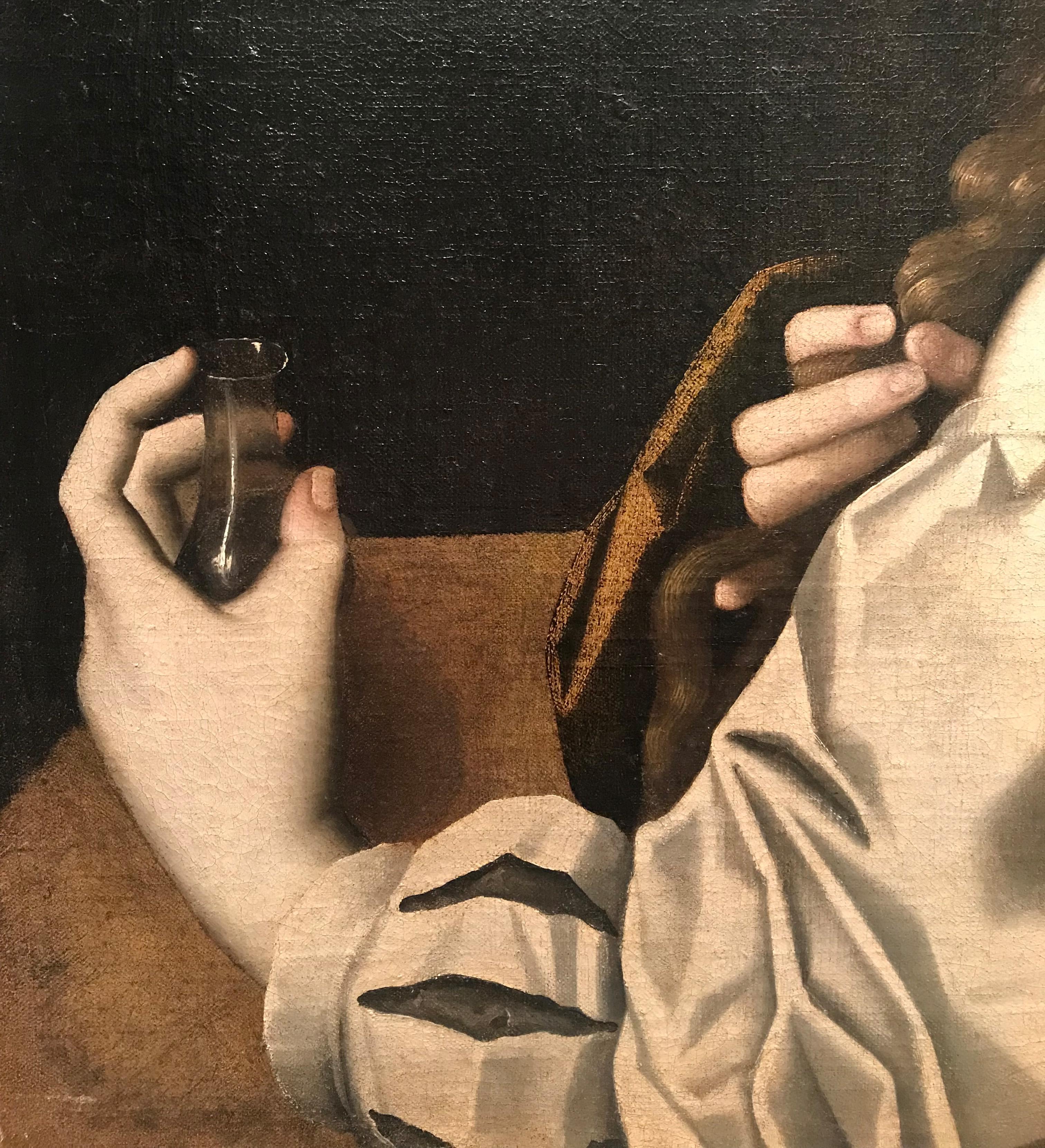 Il Padovanino del XVII secolo Maria Maddalena o Giovane Donna Olio su tela in vendita 1