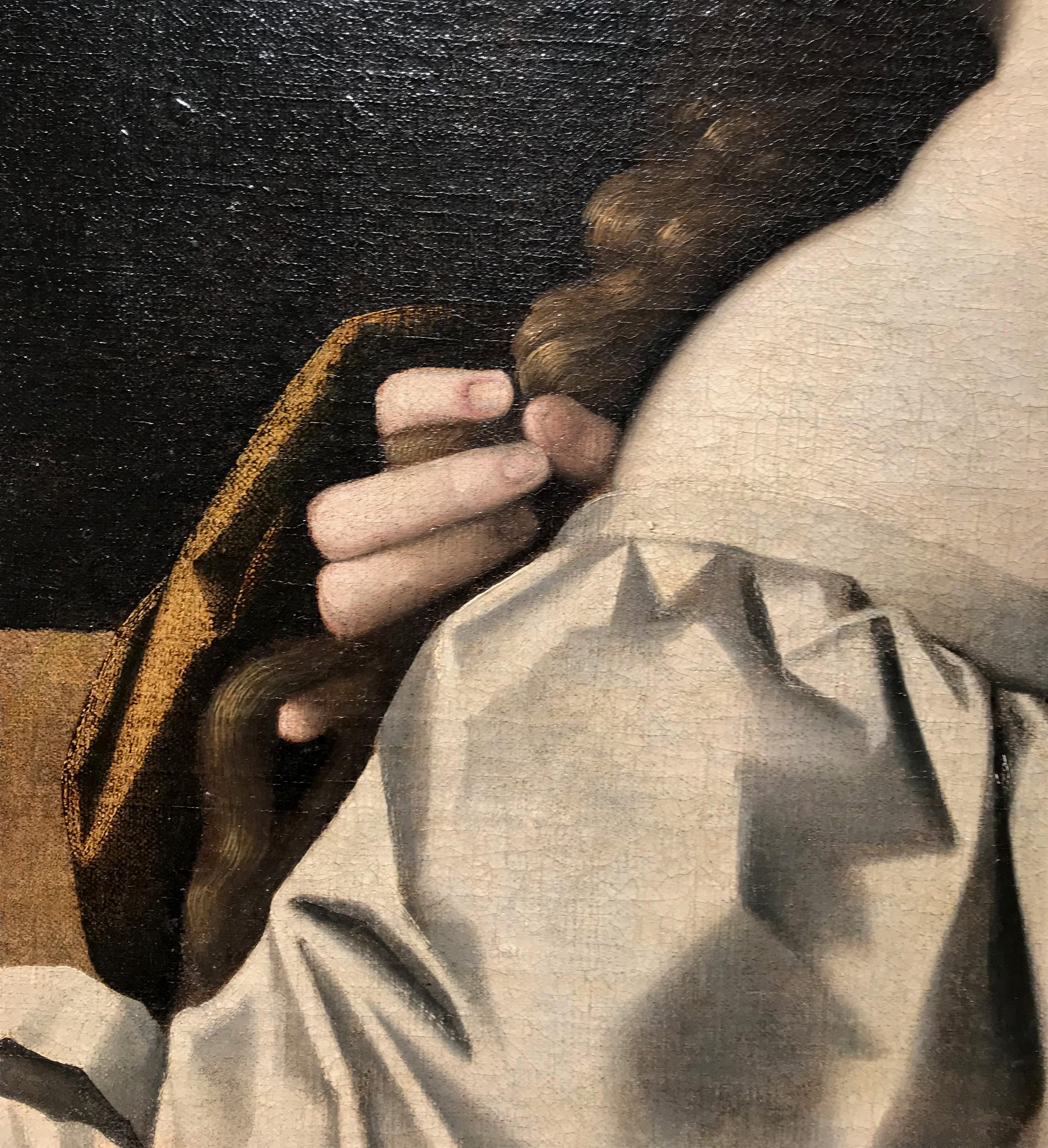 Il Padovanino del XVII secolo Maria Maddalena o Giovane Donna Olio su tela in vendita 3