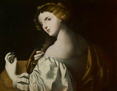 17th Century by Il Padovanino Mary Magdalene or Young Woman Oil on Canvas
