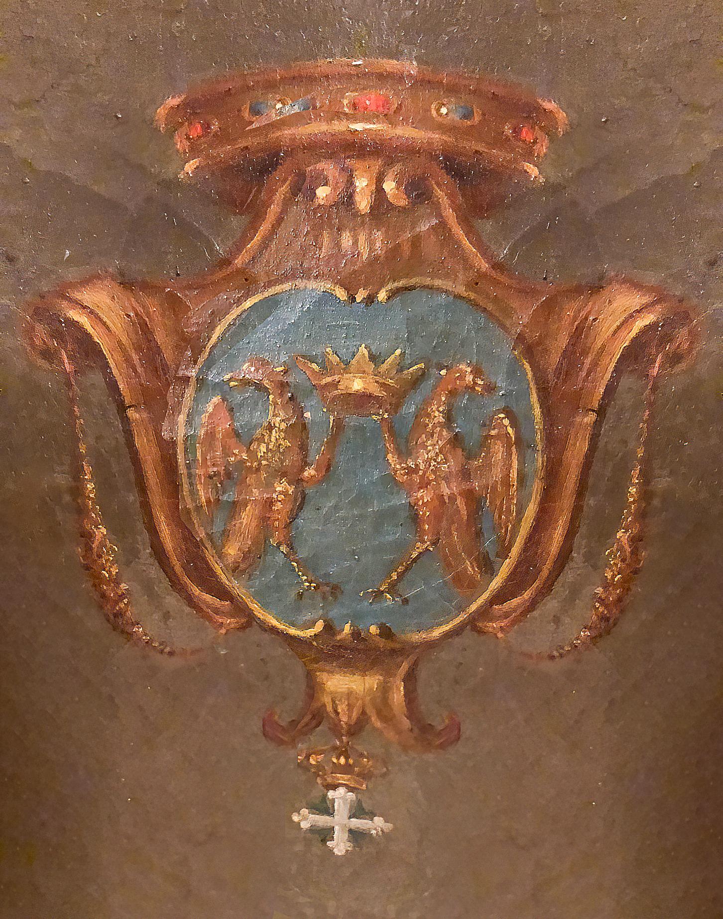 Portrait of a Venetian Nobleman - Black Portrait Painting by Alessandro Longhi