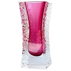 Alessandro Madruzzato Murano Sommerso Glass Vase