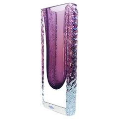 Alessandro Madruzzato Murano Sommerso Glass Vase 