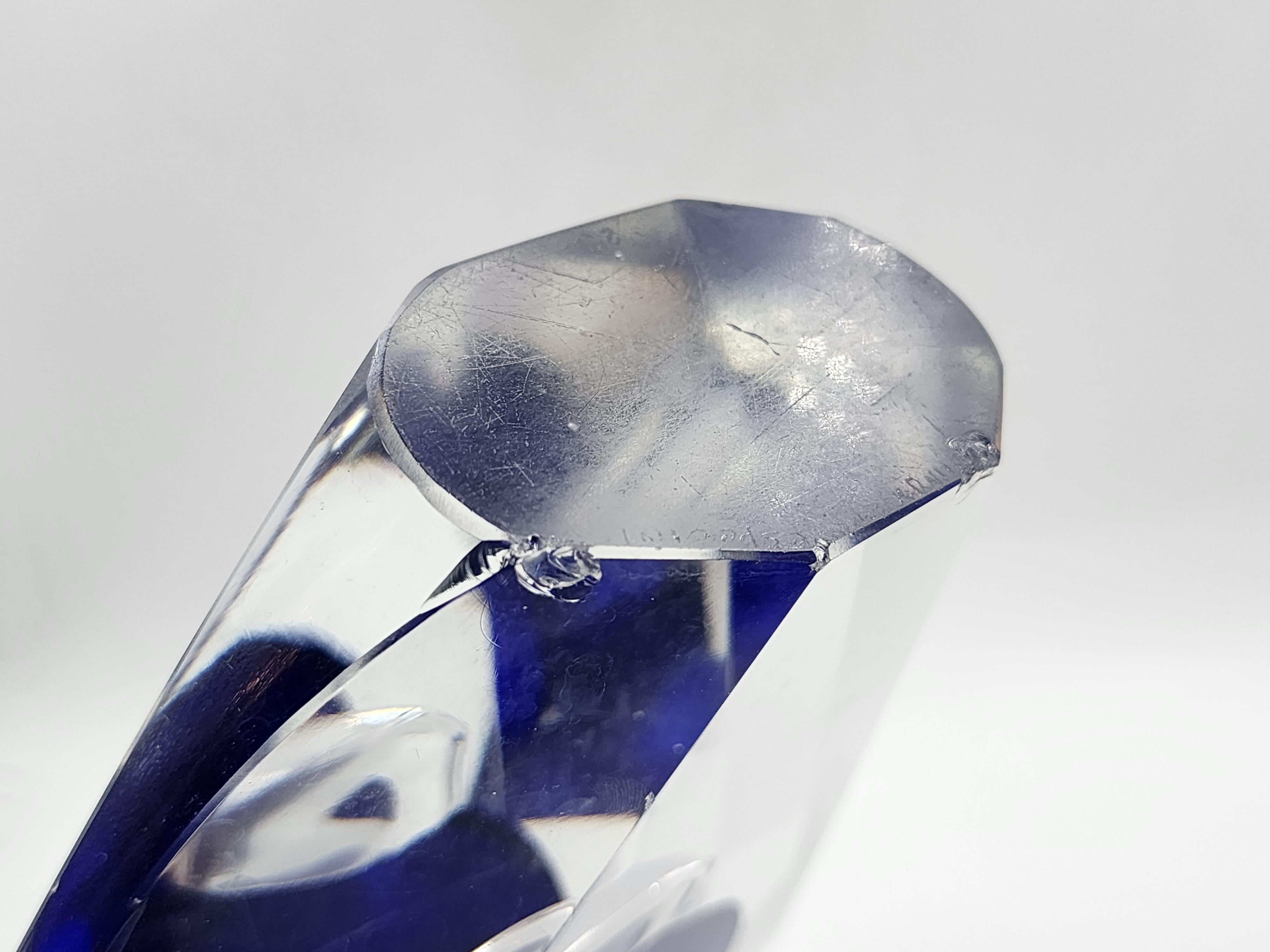 Post-Modern Alessandro Mandruzzato Artistic Glass Jarron For Sale