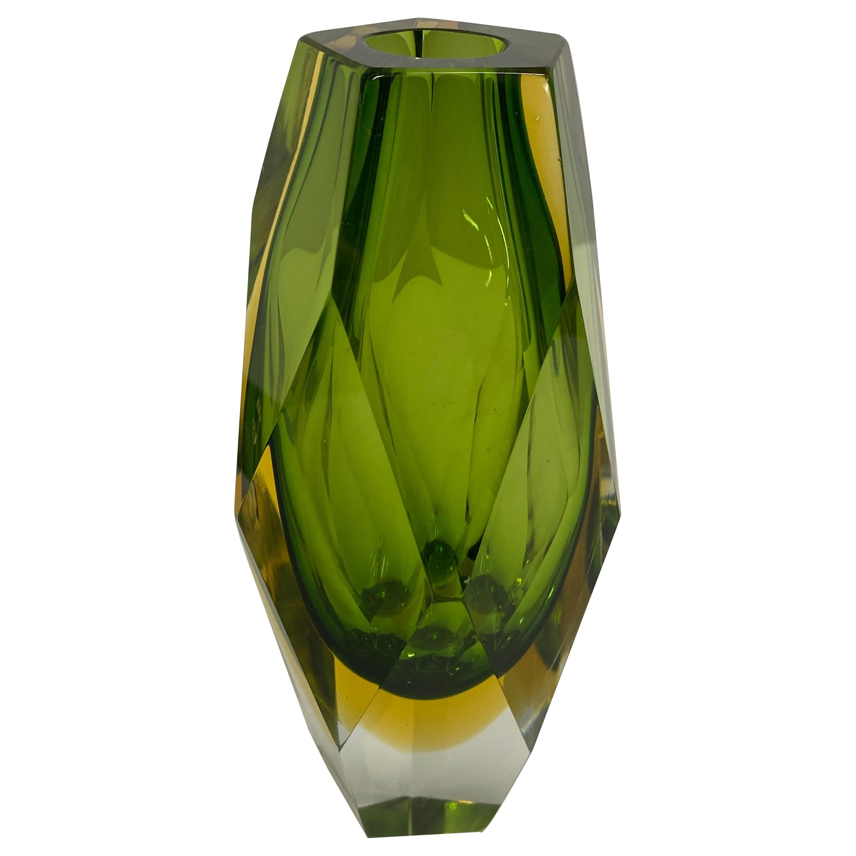 Alessandro Mandruzzato Faceted Italian Vase