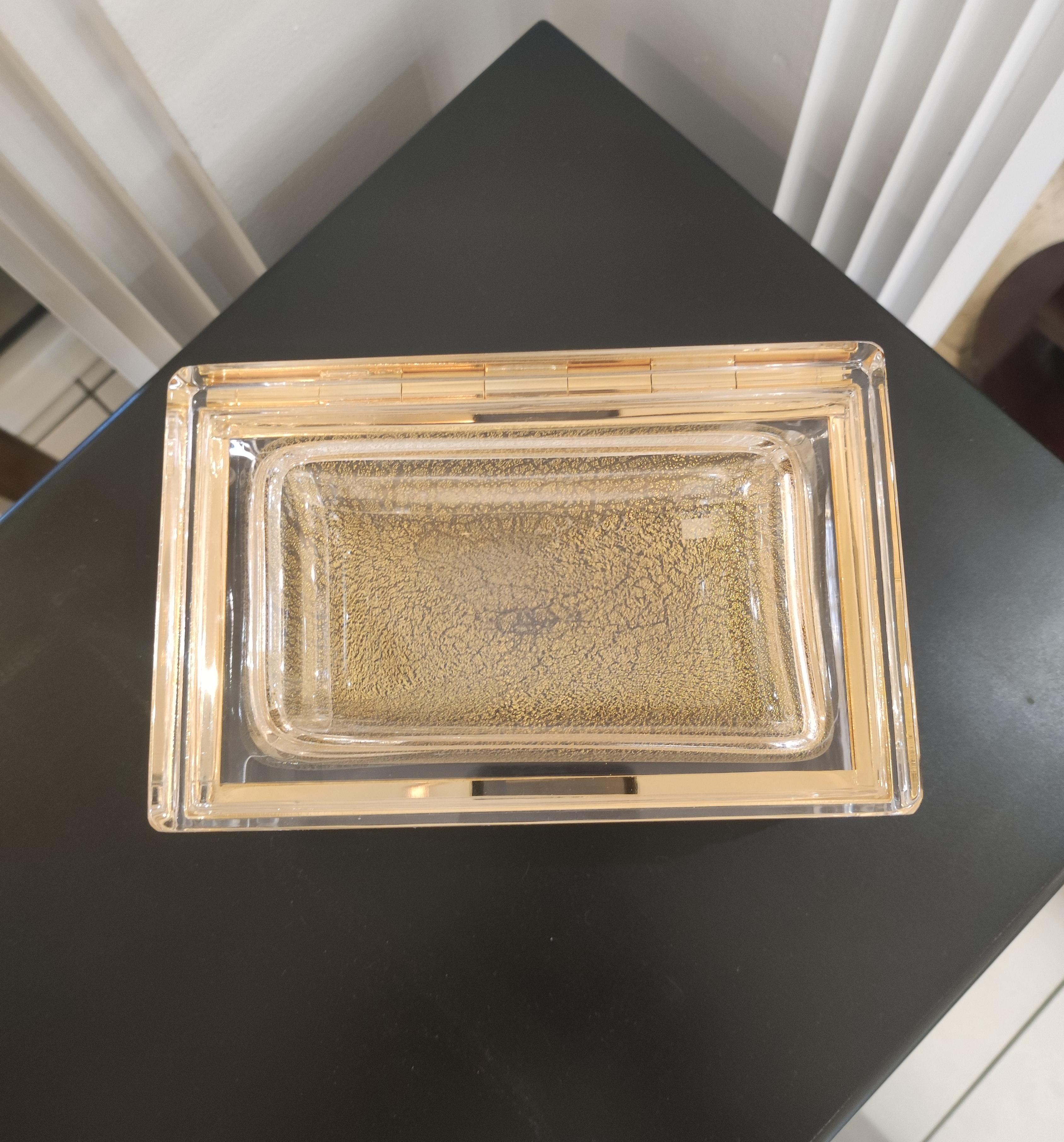 Mandruzzato, Schachtel aus Muranoglas im Zustand „Neu“ im Angebot in Saint-Ouen, FR