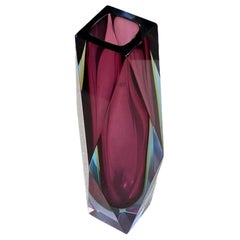 Alessandro Mandruzzato Vintage Murano Vase 1970s
