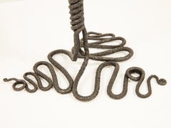 Alessandro Mazzucotelli Basket in Wrought Iron, circa 1920