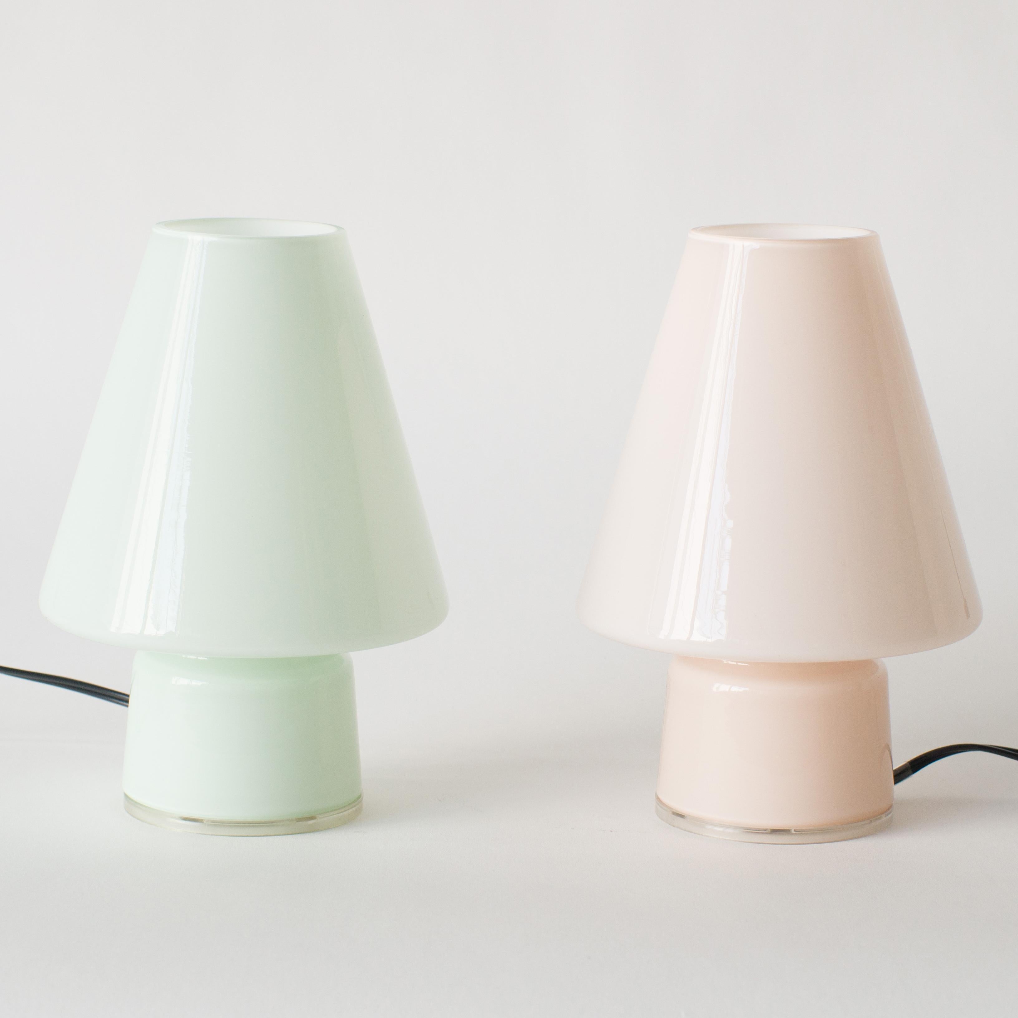 Post-Modern Alessandro Mendini Artemide Bibi Glass Table Lamp
