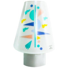 Alessandro Mendini Artemide Sidecar Lámpara de mesa de cristal de Murano Postmoderna