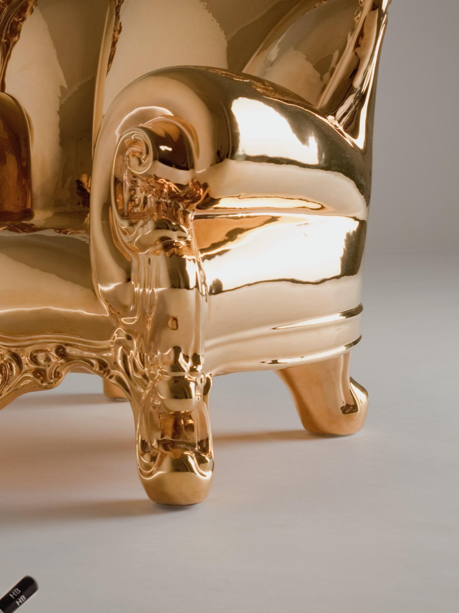 Moderno Scultura in ceramica Proust Metallic di Alessandro Mendini per Superego Editions in vendita