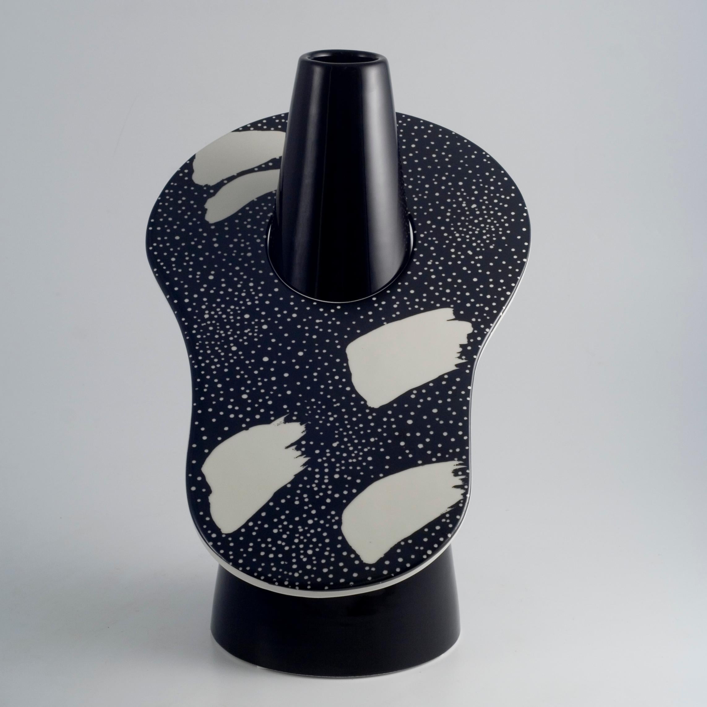 Modern Ceramic Vase 4 Mani Collection by Alessandro Mendini for Superego Editions For Sale