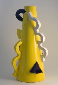 Vaso in ceramica Modello A ABC Collection di Alessandro Mendini per Superego Editions