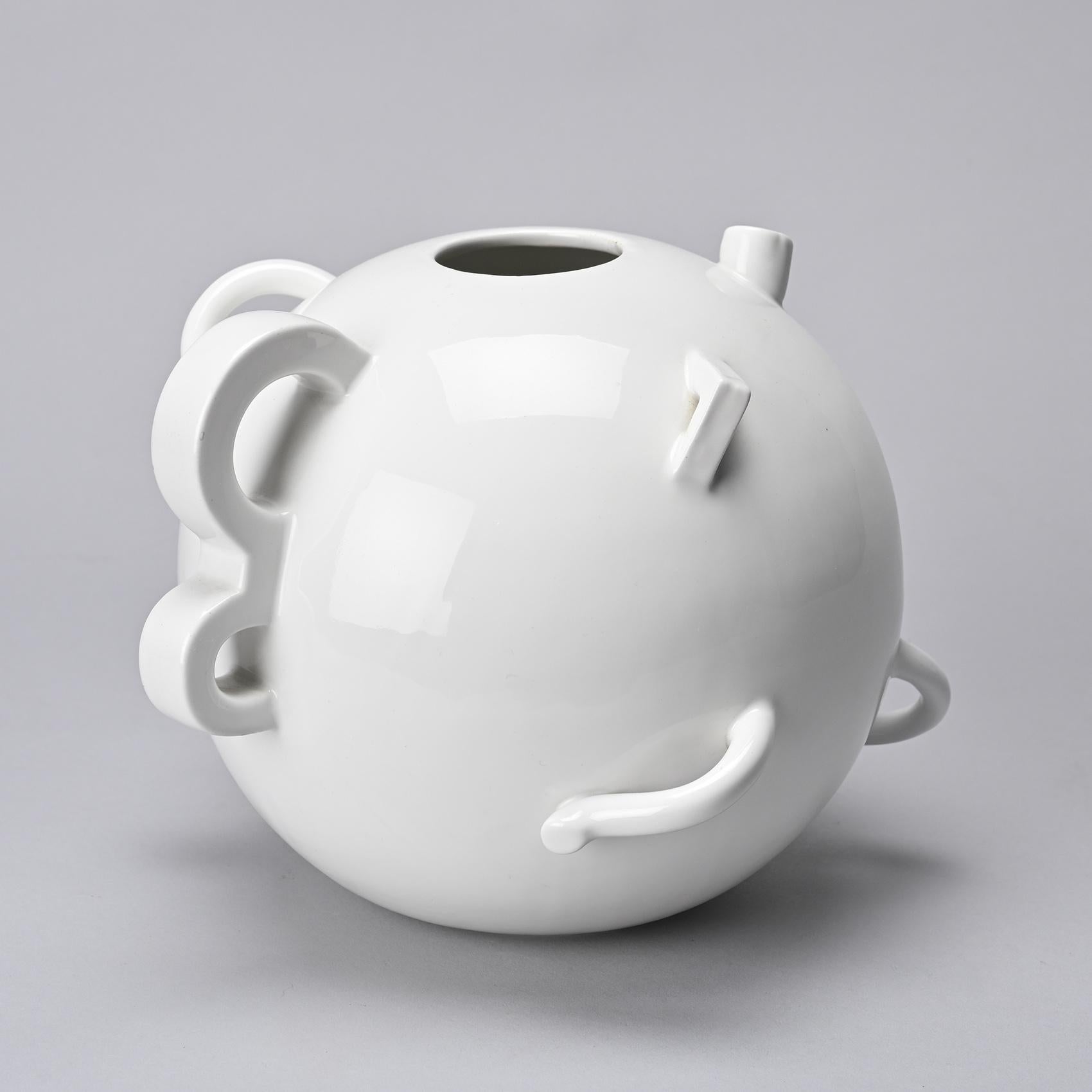 Post-Modern Alessandro Mendini: Ceramic vases for Zabro For Sale