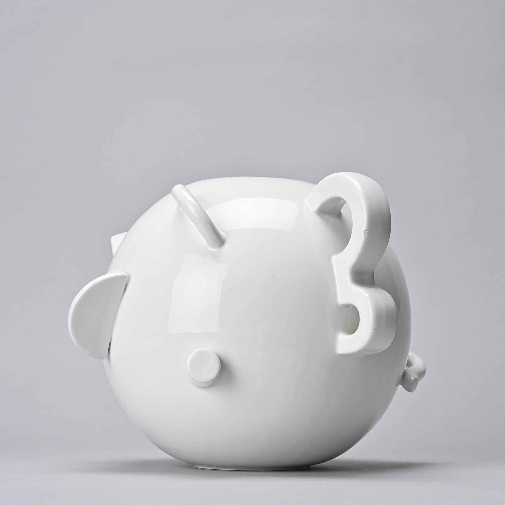 Alessandro Mendini: Ceramic vases for Zabro In Good Condition For Sale In VILLEURBANNE, FR