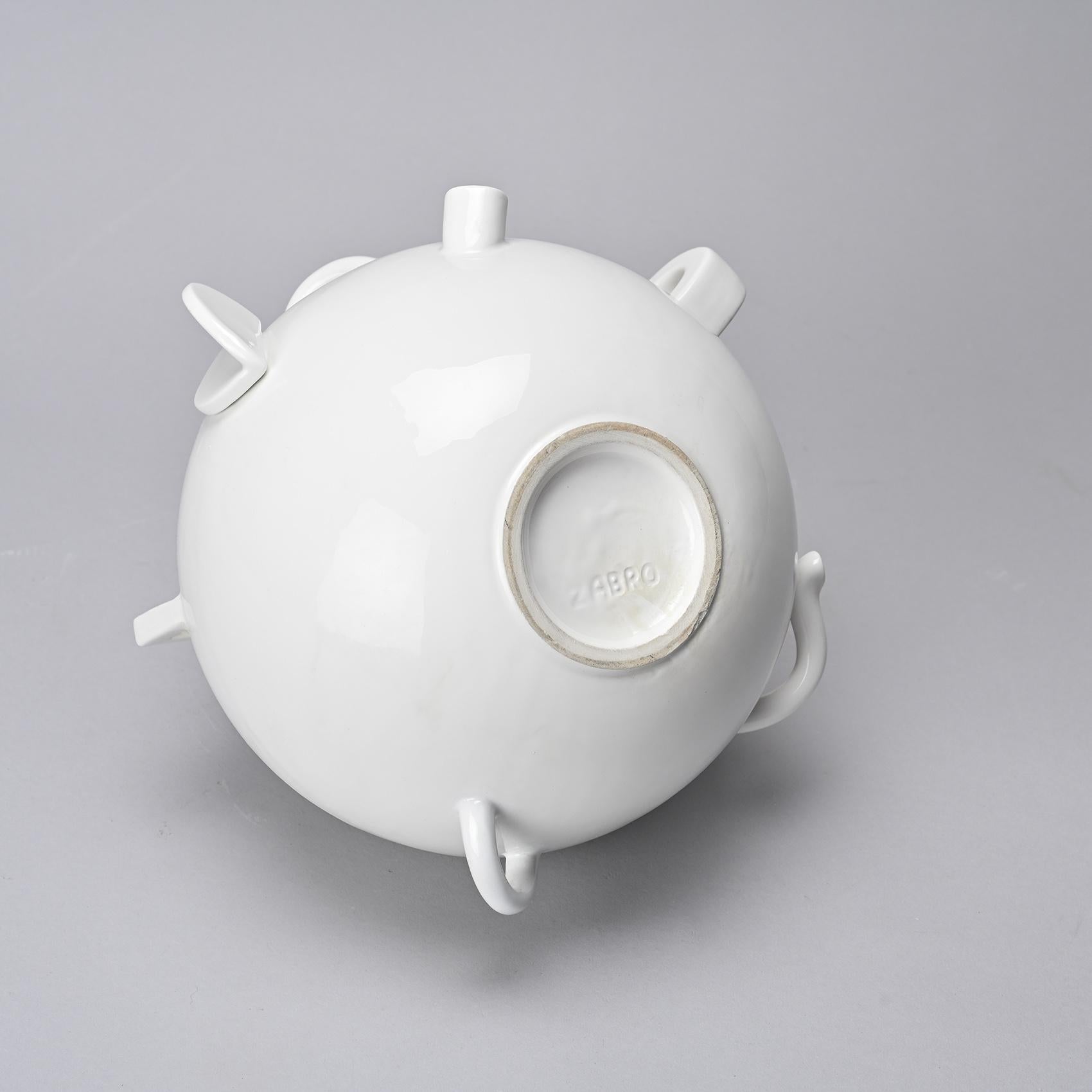 20th Century Alessandro Mendini: Ceramic vases for Zabro For Sale
