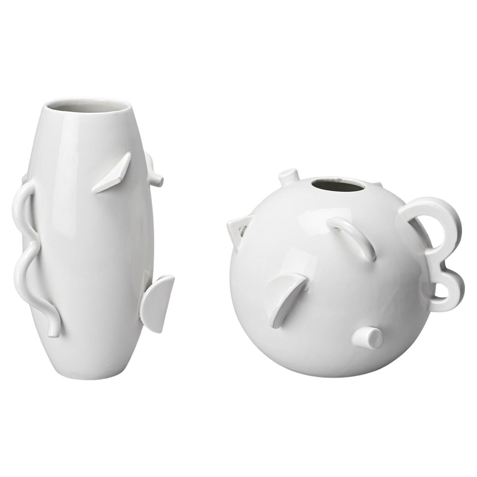 Alessandro Mendini: Ceramic vases for Zabro