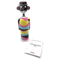 Alessandro Mendini Collectable Postmodern Wine Opener by Alessi Signed & Number