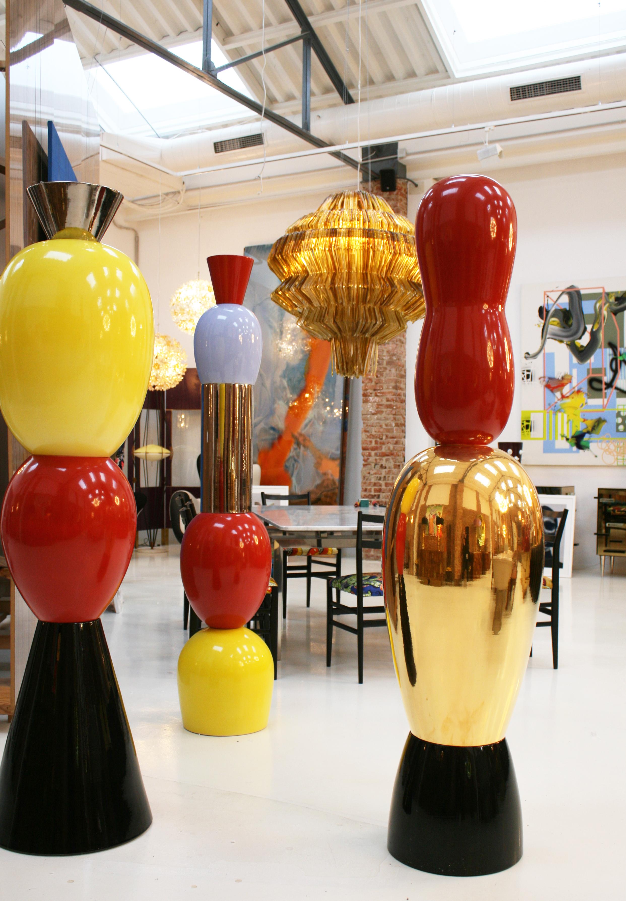 Alessandro Mendini Contemporary Modern Colored Ceramic Italian TOTEM, 2008 6