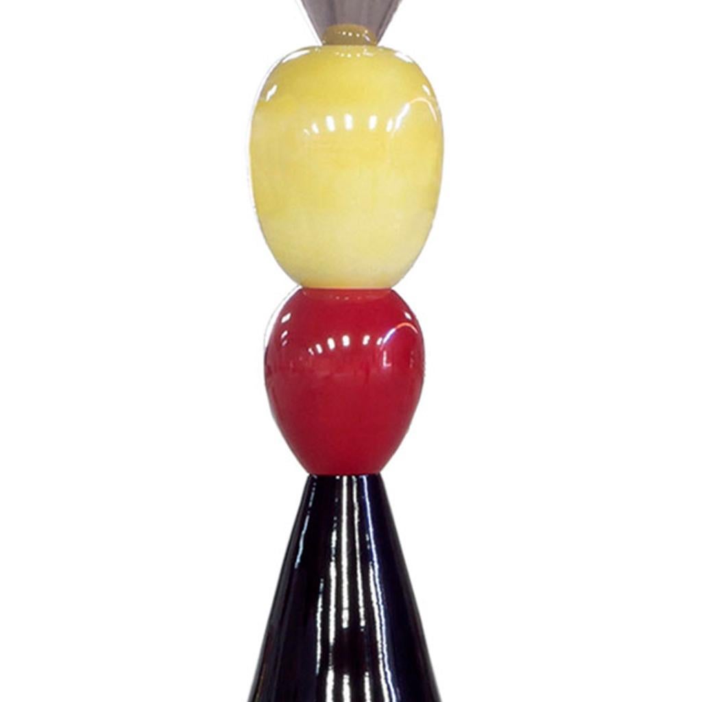 Ceramic TOTEM designed by Alessandro Mendini and edited by Superego, Italy, 2008.

Alessandro Mendini (born August 16, 1931, Milan-died February 18, 2019, Milan) was an Italian designer, critic, painter and architect. He played an important part
