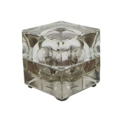 Alessandro Mendini "Cubosfera" Table en verre Lamo pour Fidenza Vetraria, Italie 1960