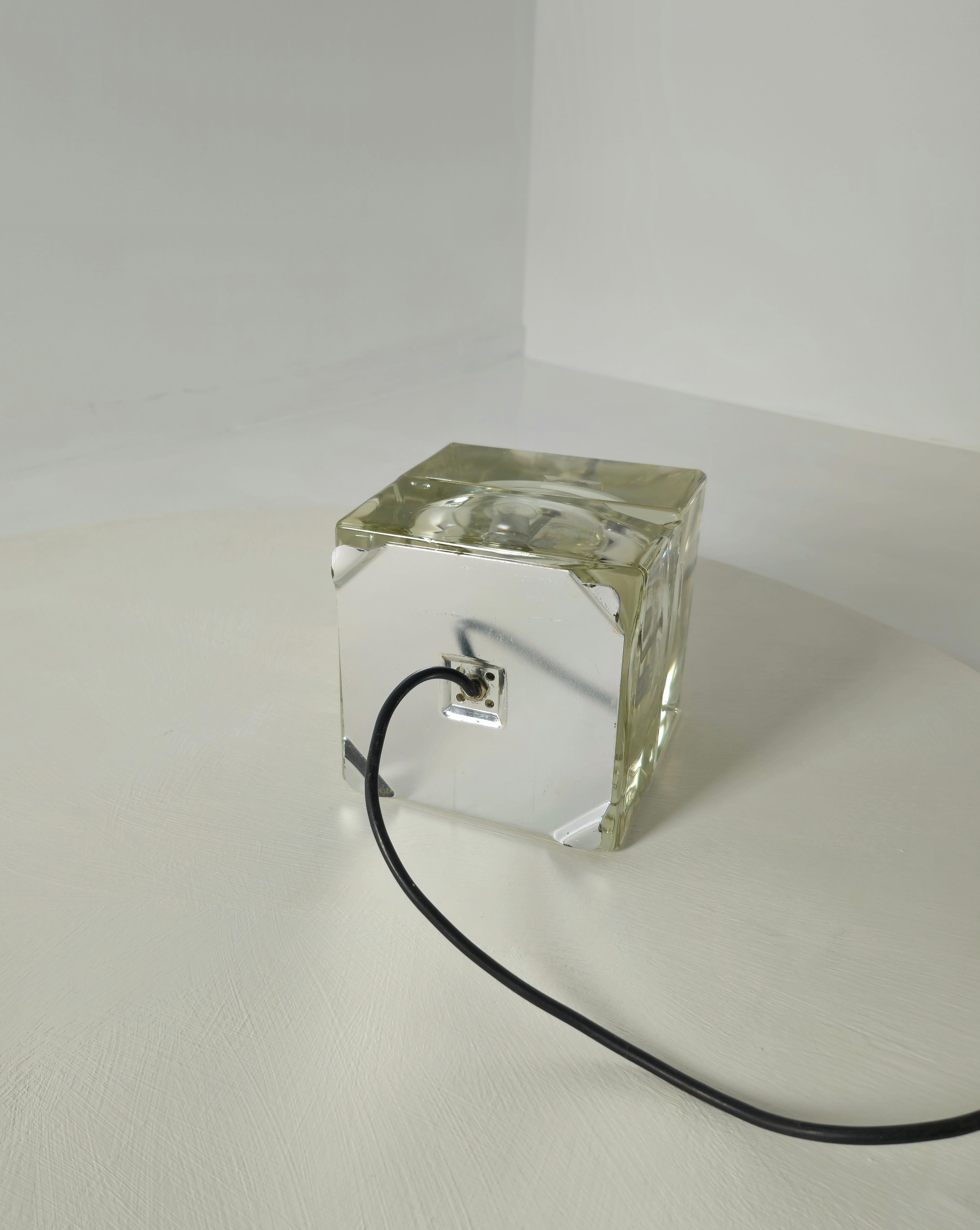 Alessandro Mendini Cubosfera Tischlampe, Design, Italien, 1968er Jahre, Mid-Century im Angebot 5