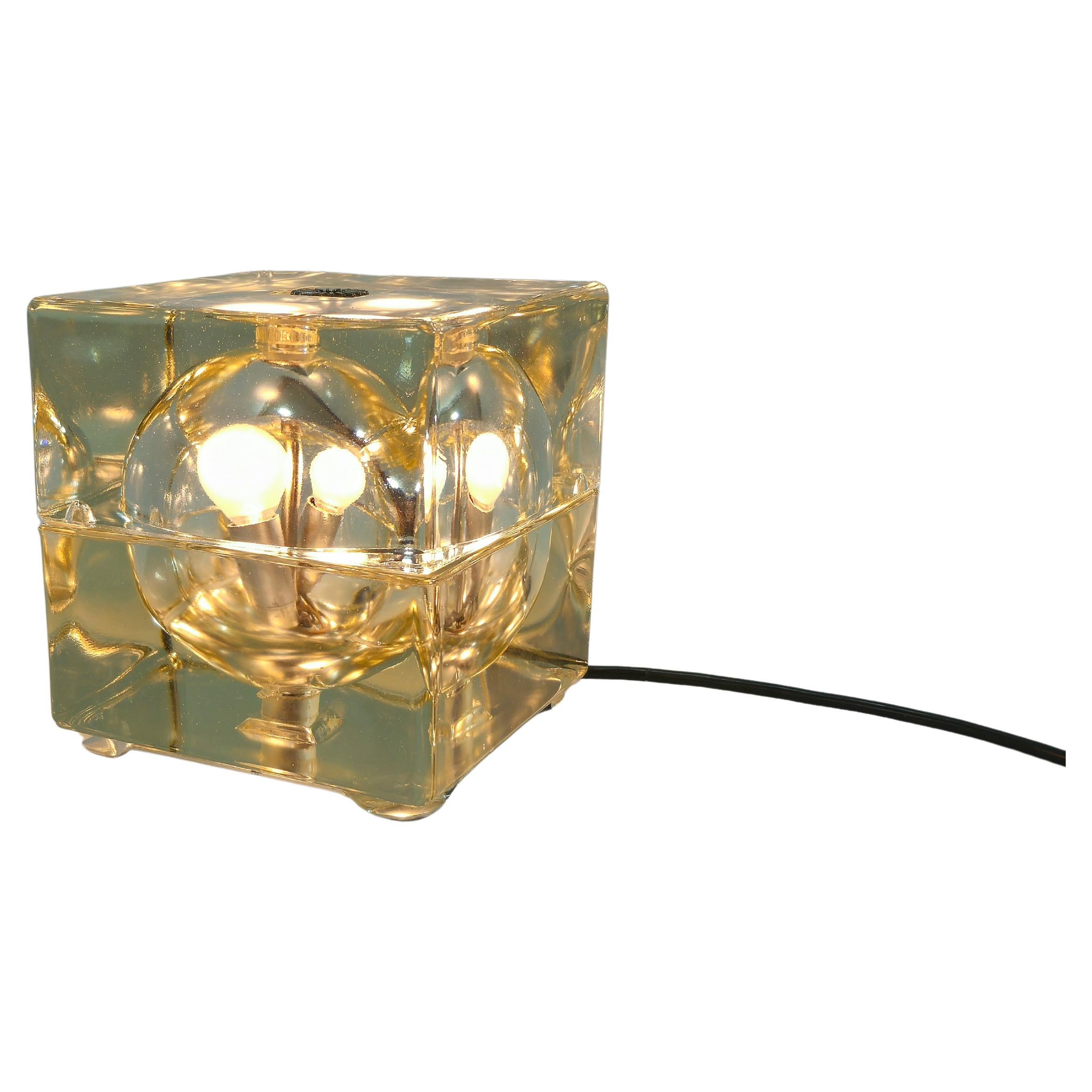 Alessandro Mendini Cubosfera Table Lamp Design Italy 1968s Mid-Century