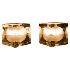 Alessandro Mendini Cubosferra Table Lamp 1968 Set of Two