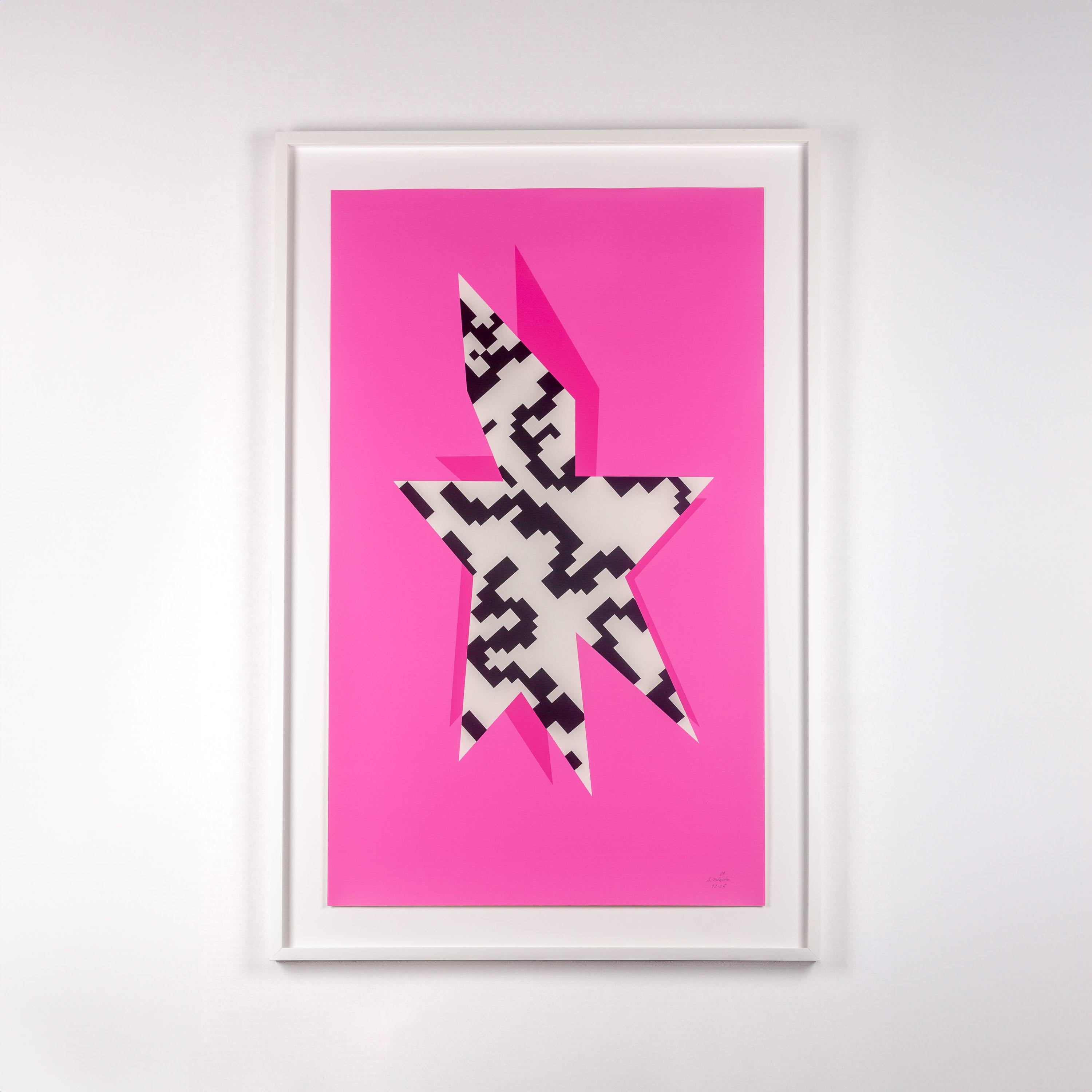 Post-Modern Alessandro Mendini for Studio Alchimia 1989 Signed Print, Italy For Sale