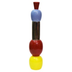 Totem in ceramica di Alessandro Mendini in edizione limitata, prodotto. Super-Io