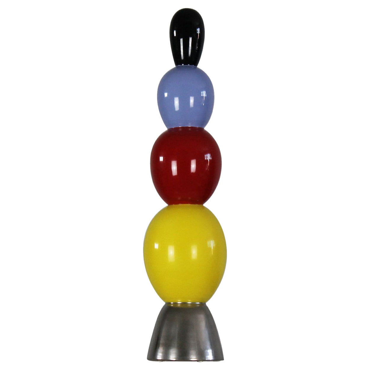 Escultura de cerámica Triglifo de edición limitada de Alessandro Mendini por Superego Editions 2000s