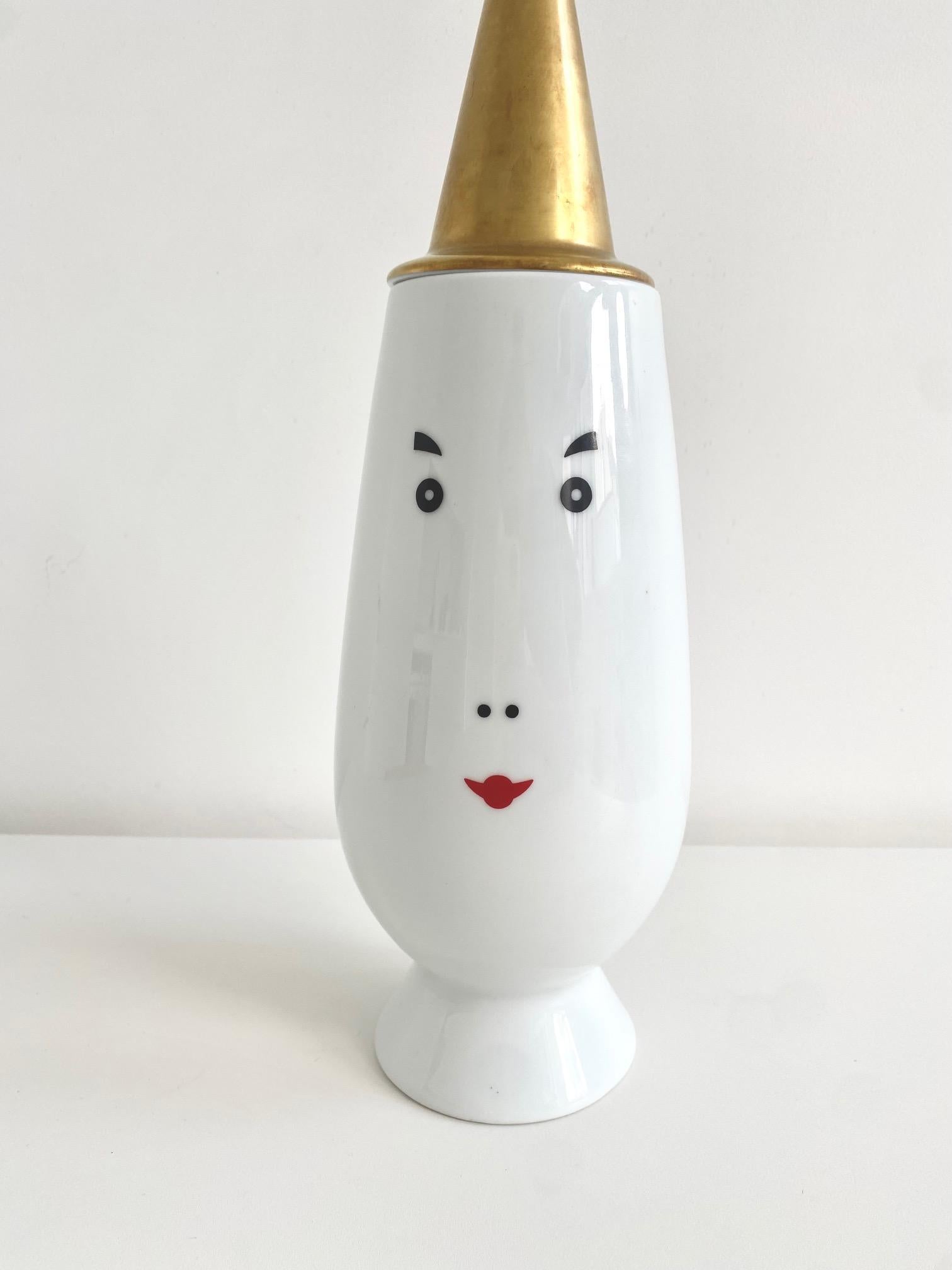 Alessandro Mendini, Mara Voce, Alessi Tendentse, Vase, 100% Make-Up, 1992 In Excellent Condition For Sale In PARIS, FR