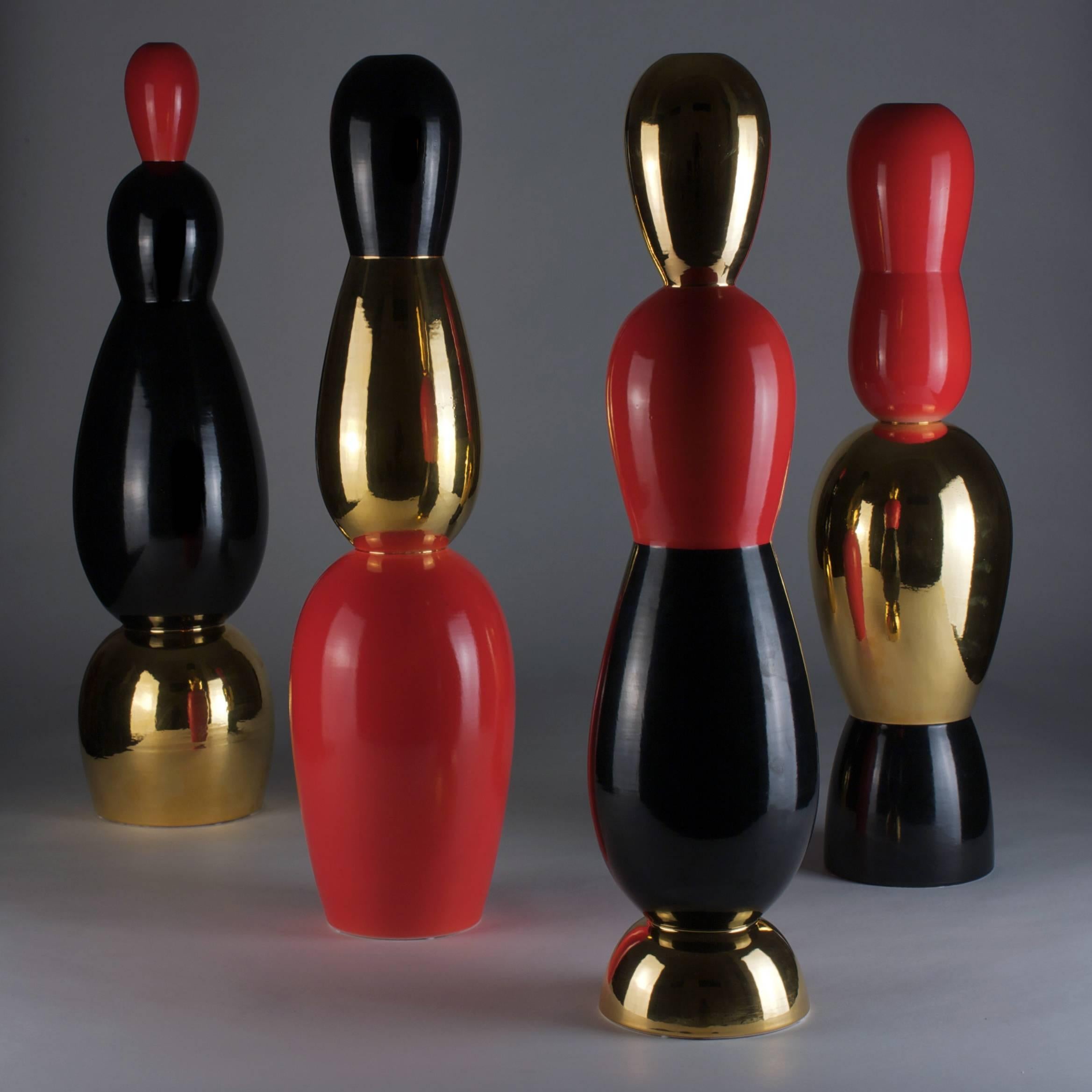 Moderno Alessandro Mendini Modello Dipylon 12 Colonne Collezione Superego Editions in vendita