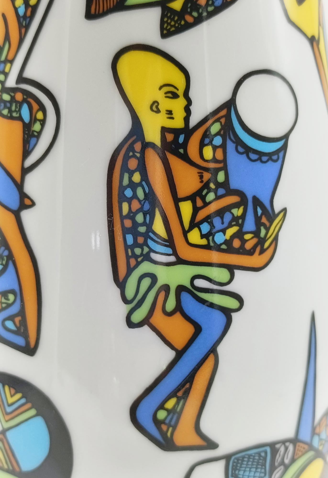 Alessandro Mendini per Alessi Vaso in Ceramica Serie 