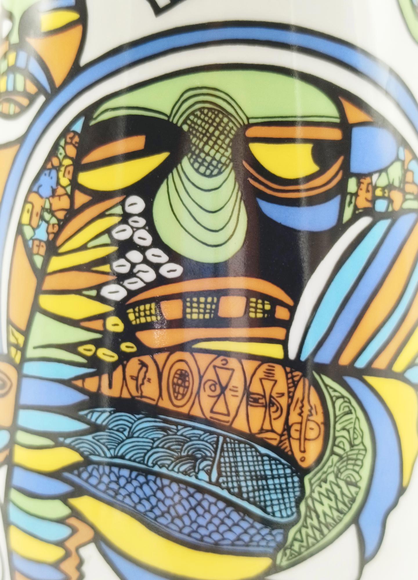 Alessandro Mendini per Alessi Vaso in Ceramica Serie 