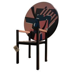 Alessandro Mendini Postmodern Zabro Armchair / Table for Zanotta, 1984