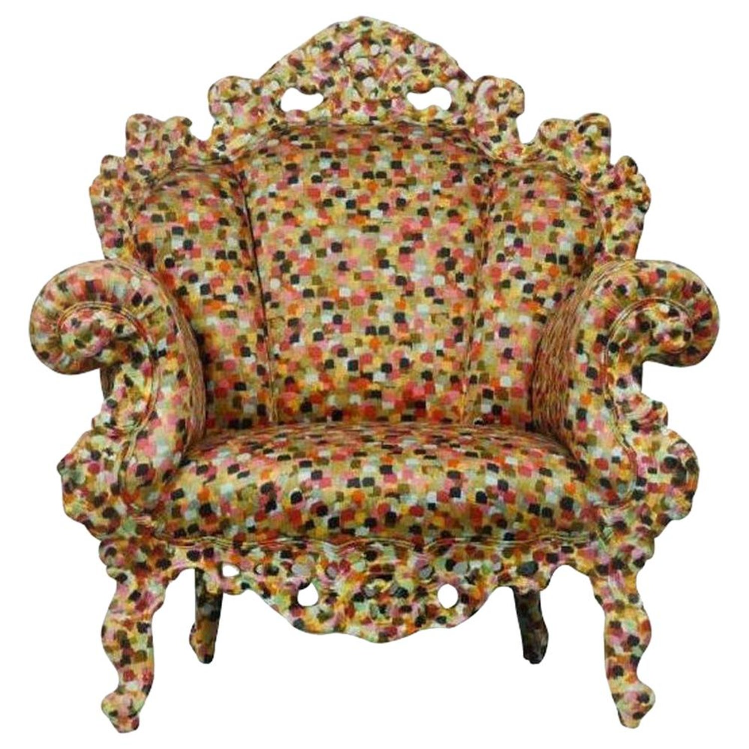 Customizable Alessandro Mendini Proust Armchair in Wood Frame and  Multi-Color Fabric Cappellini For Sale at 1stDibs | cappellini proust,  alessandro mendini chair