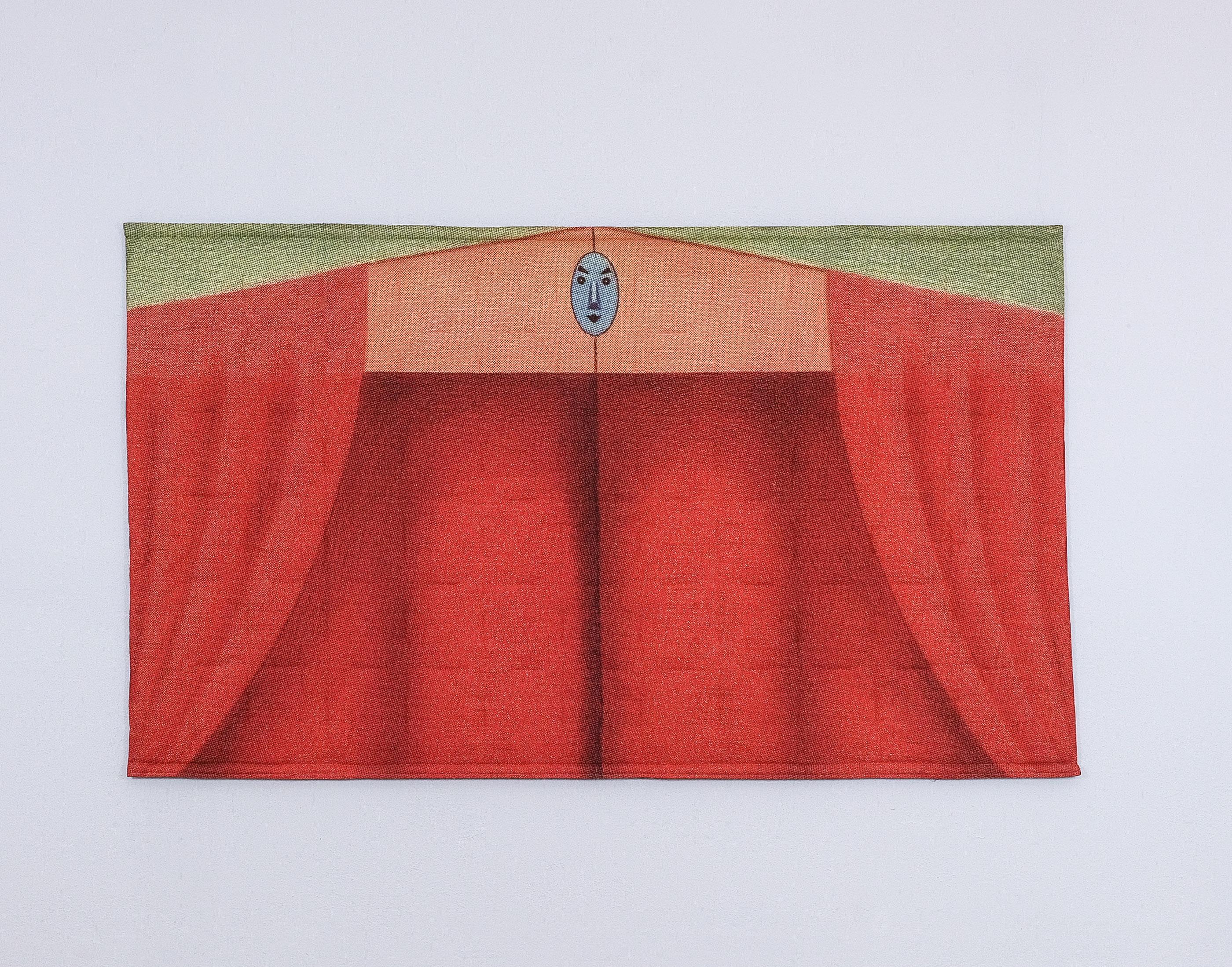 Alessandro Mendini Tapiz acolchado para colgar en la pared Interflex, Italia, 1993 finales del siglo XX en venta
