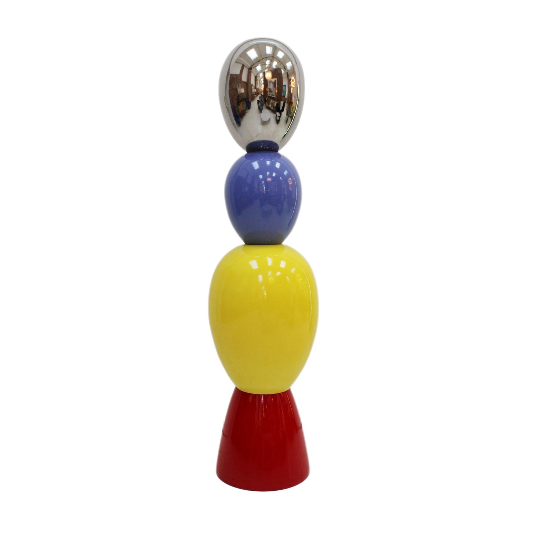 Alessandro Mendini, Totem aus glasierter Keramik, Italien, ca. 1980er Jahre im Angebot 1
