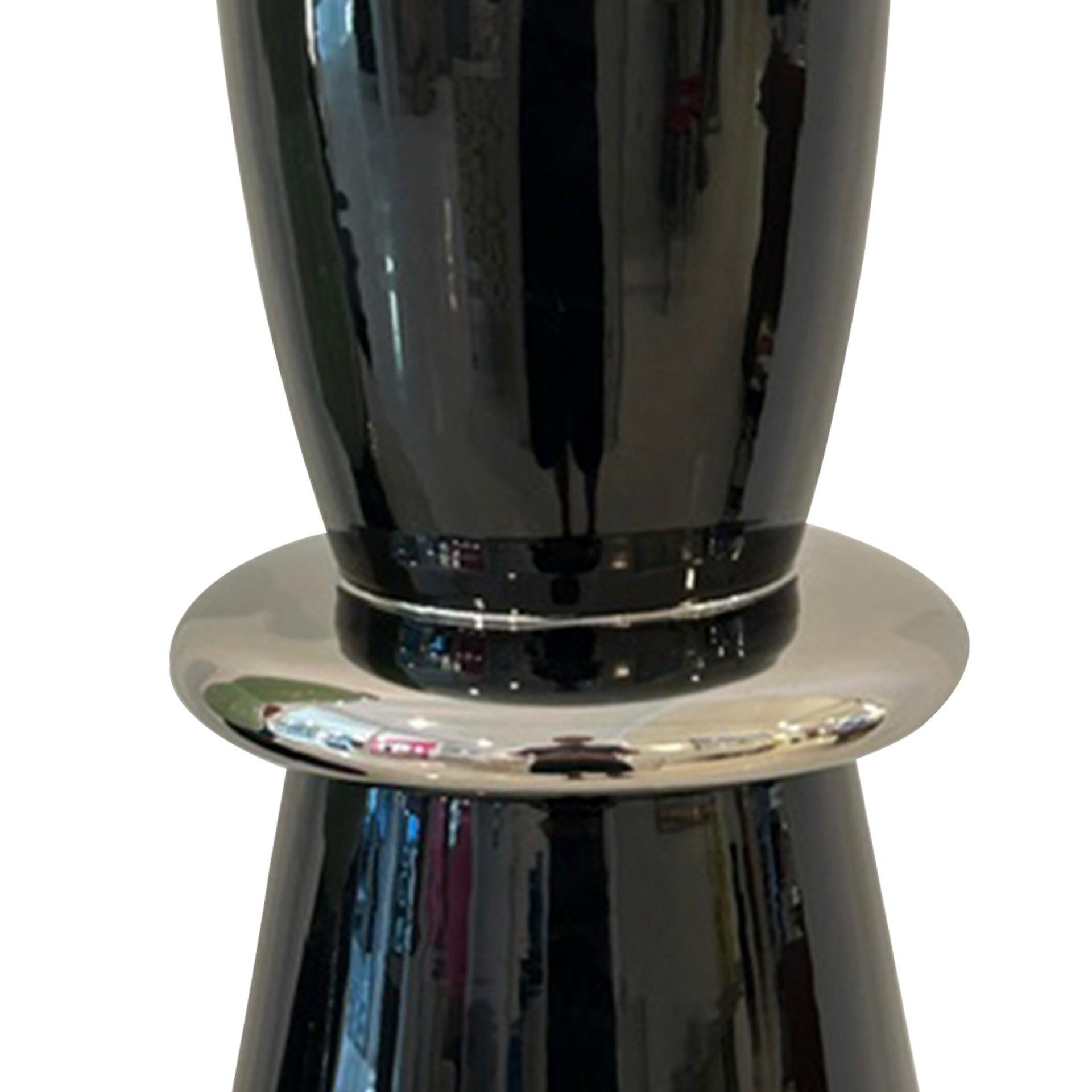 Silver Black Totem Designed by Alessandro Mendini. Italy For Sale 6