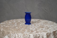 Alessandro Mendini Venini Murano Series "Idalion" Blu Glass Vase, 1995