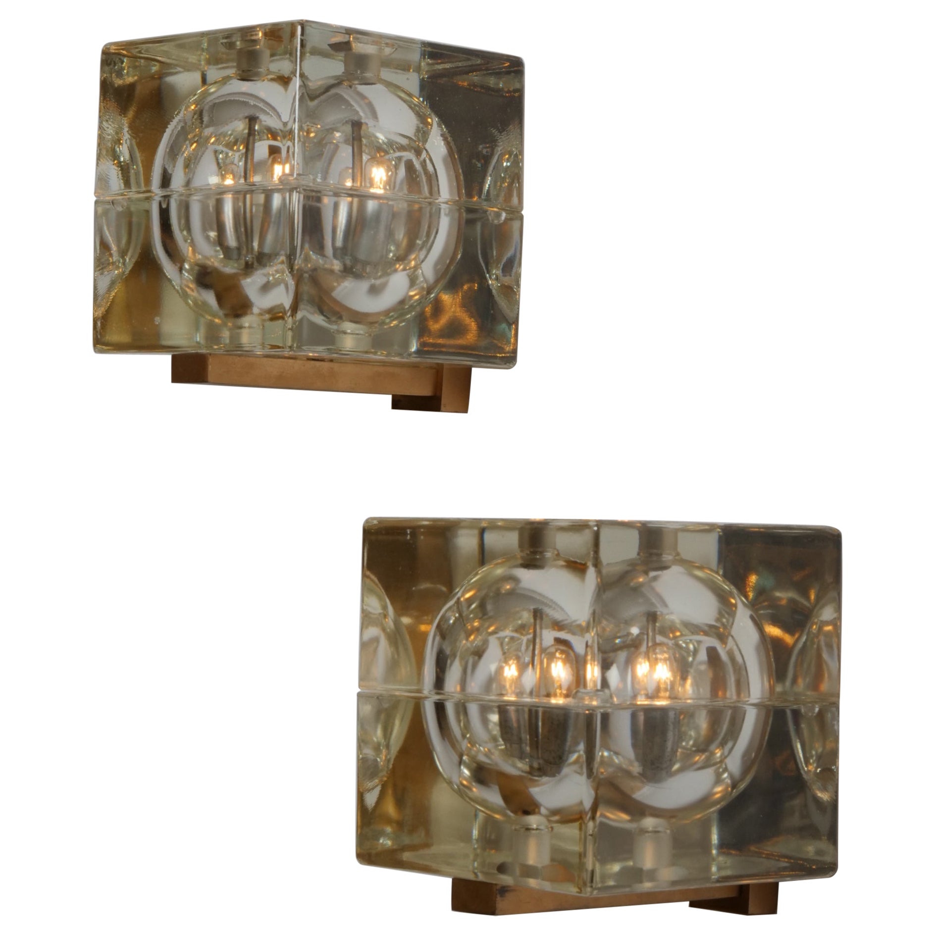 Alessandro Mendini wall lights. Set of nine For Sale