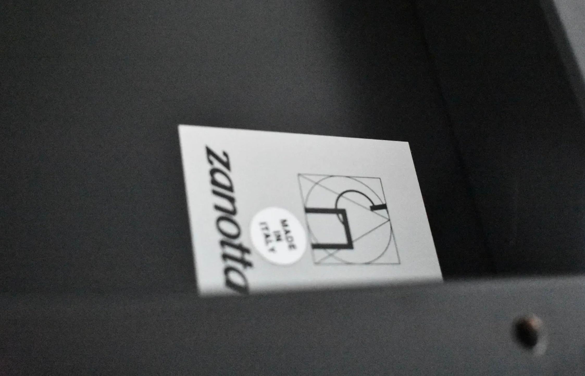 Cuir Alessandro Mendini 'Zabro' Chair Table for Zanotta, Original 1984 Prod, Signed en vente