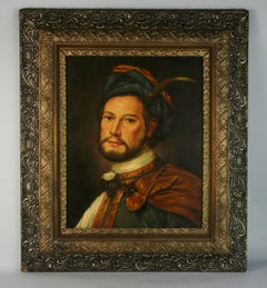  Italian Renaissance Prince Portrait oil Painting 1940