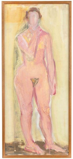 Nude - Mixed Media by Alessandro Monteleone - mid-20th Century