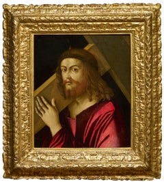 „Christus trägt das Kreuz“, ein Gemälde von Alessandro Oliverio