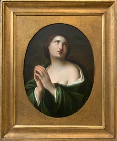 Saint Mary Magdalene at prayer, by A. Ossani. Rome, 1854